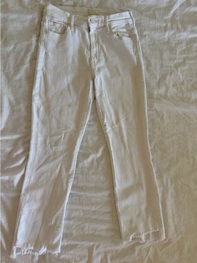 MOTHER the Insider crop step fray size 28